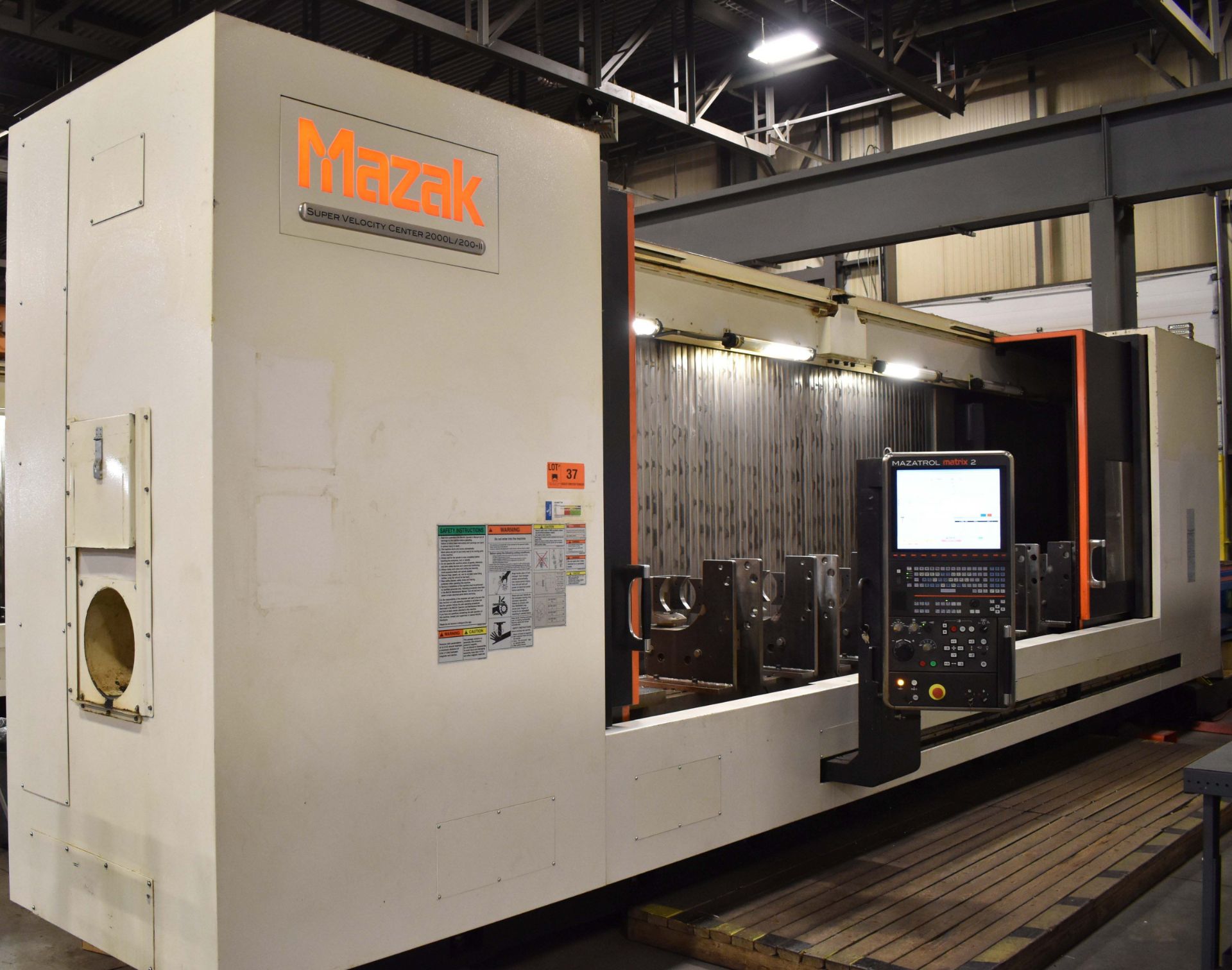 MAZAK (2012) SUPER VELOCITY CENTER 2000L/200-II HIGH SPEED CNC TRAVELLING COLUMN VERTICAL