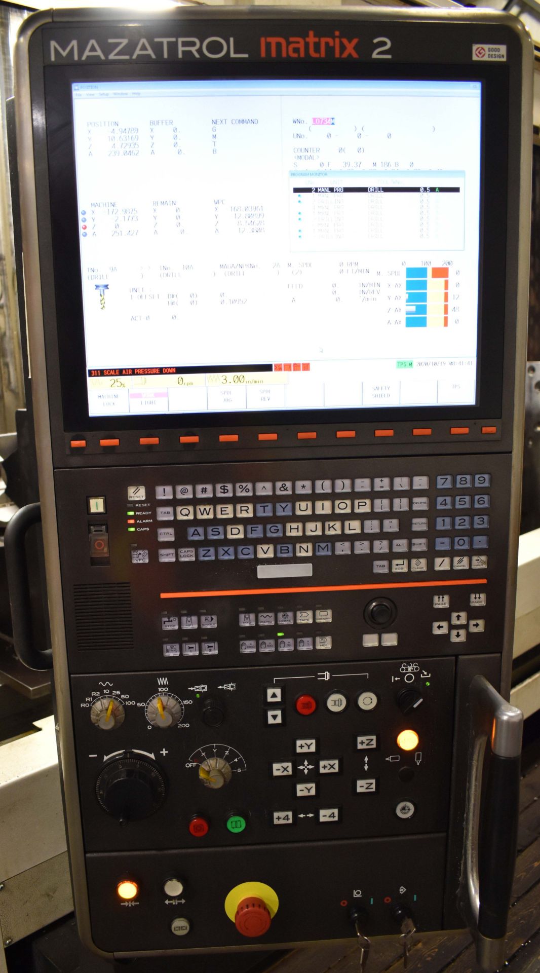 MAZAK (2012) SUPER VELOCITY CENTER 2000L/200-II HIGH SPEED CNC TRAVELLING COLUMN VERTICAL - Image 2 of 11