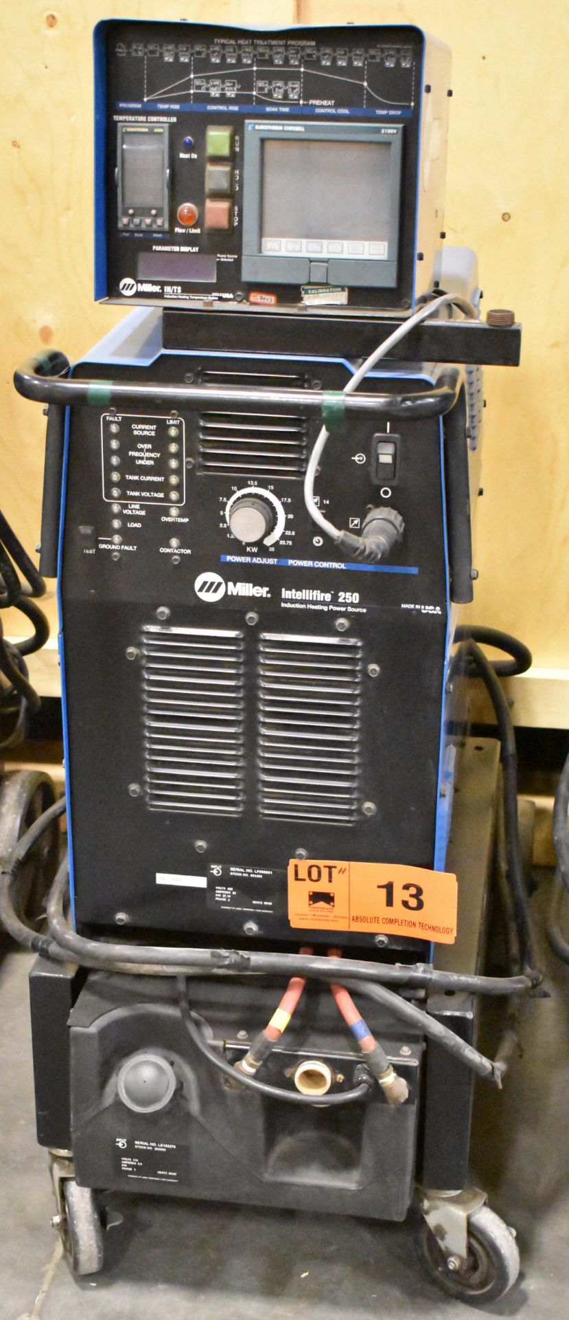 MILLER (2005) INTELLIFIRE 250 INDUCTION HEATING WELDING POWER SOURCE WITH MILLER IH/TS DIGITAL