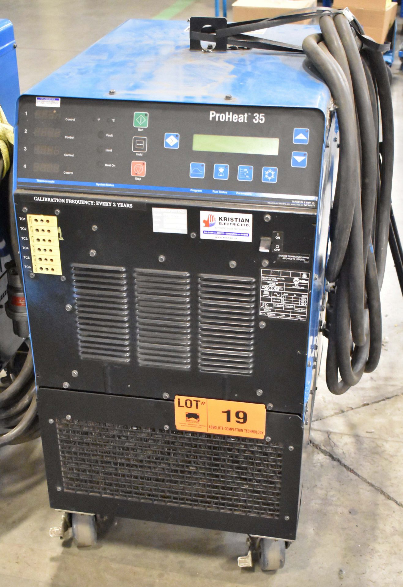 MILLER (2010) PROHEAT 35 DIGITAL INDUCTION HEATING WELDING POWER SOURCE, S/N: MA370116GC [RIGGING