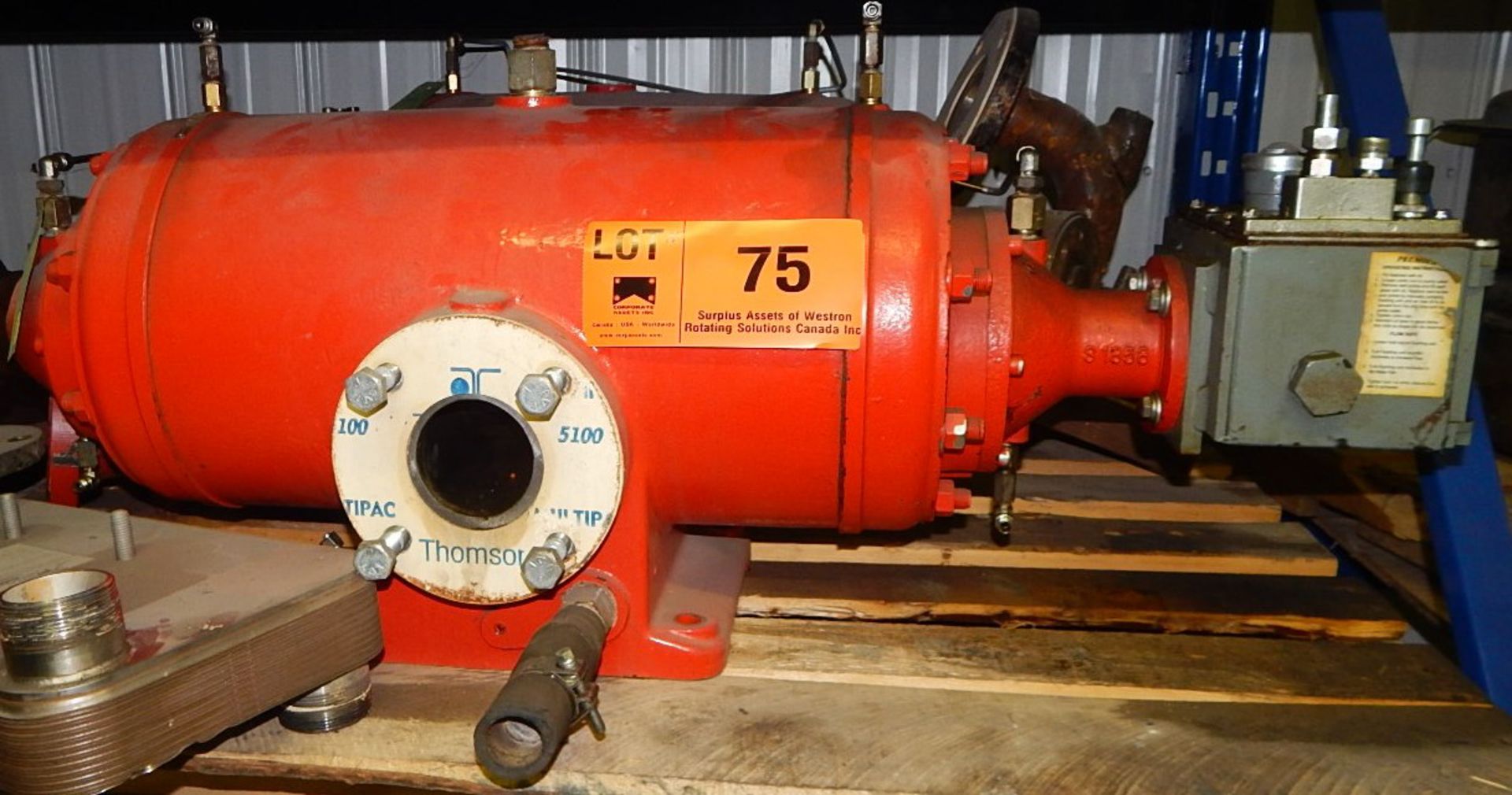 LOT/ (2) EAGLE HD220 ROTARY GAS COMPRESSORS, S/N: N/A (CI) [SKU 1146, 1147] (LOCATED IN DIDSBURY,