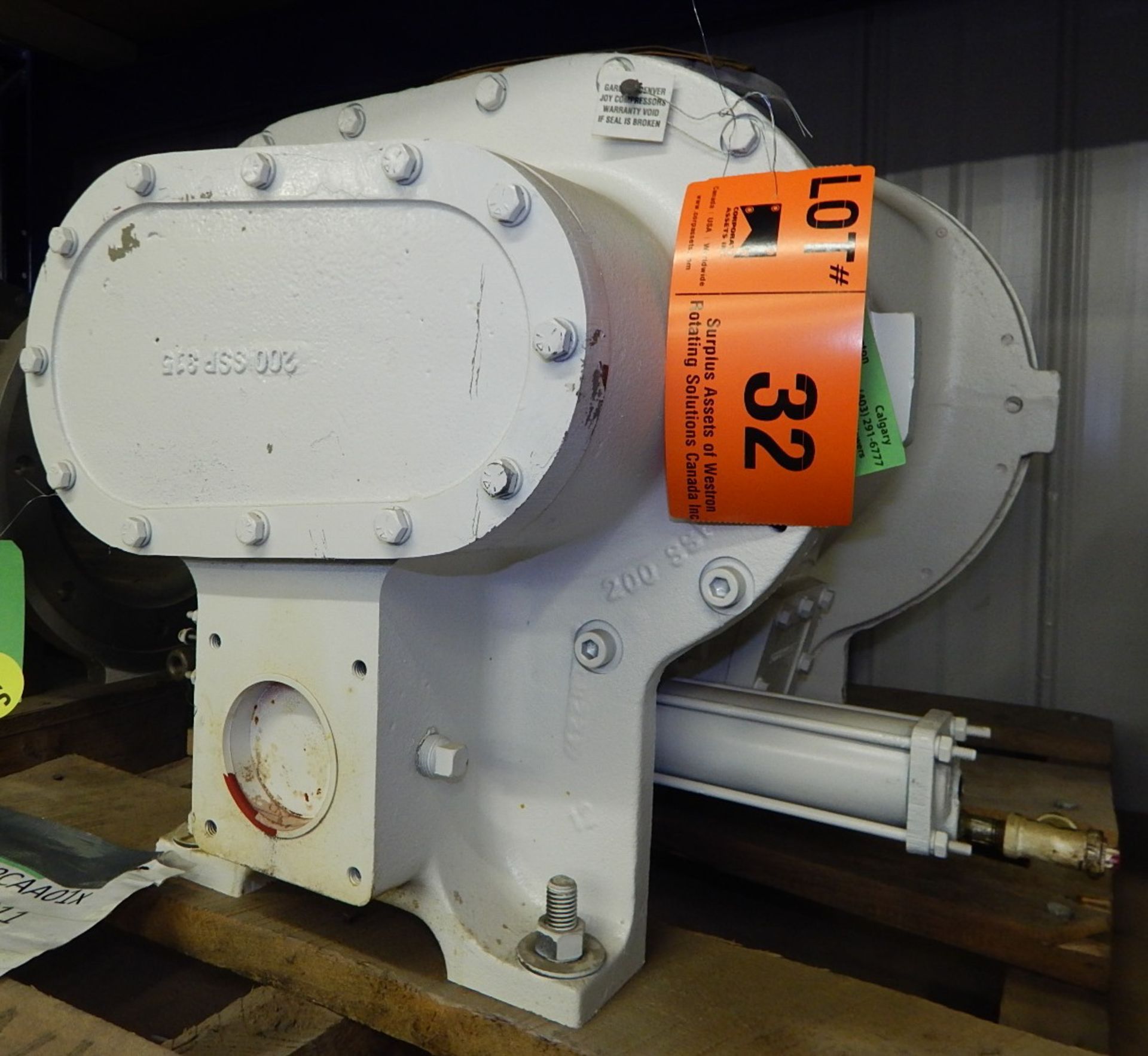 GARDNER DENVER SSPCAA01X 100 HP BLOWER, S/N: R029911 (CI) [SKU 1071] (LOCATED IN DIDSBURY, AB) [