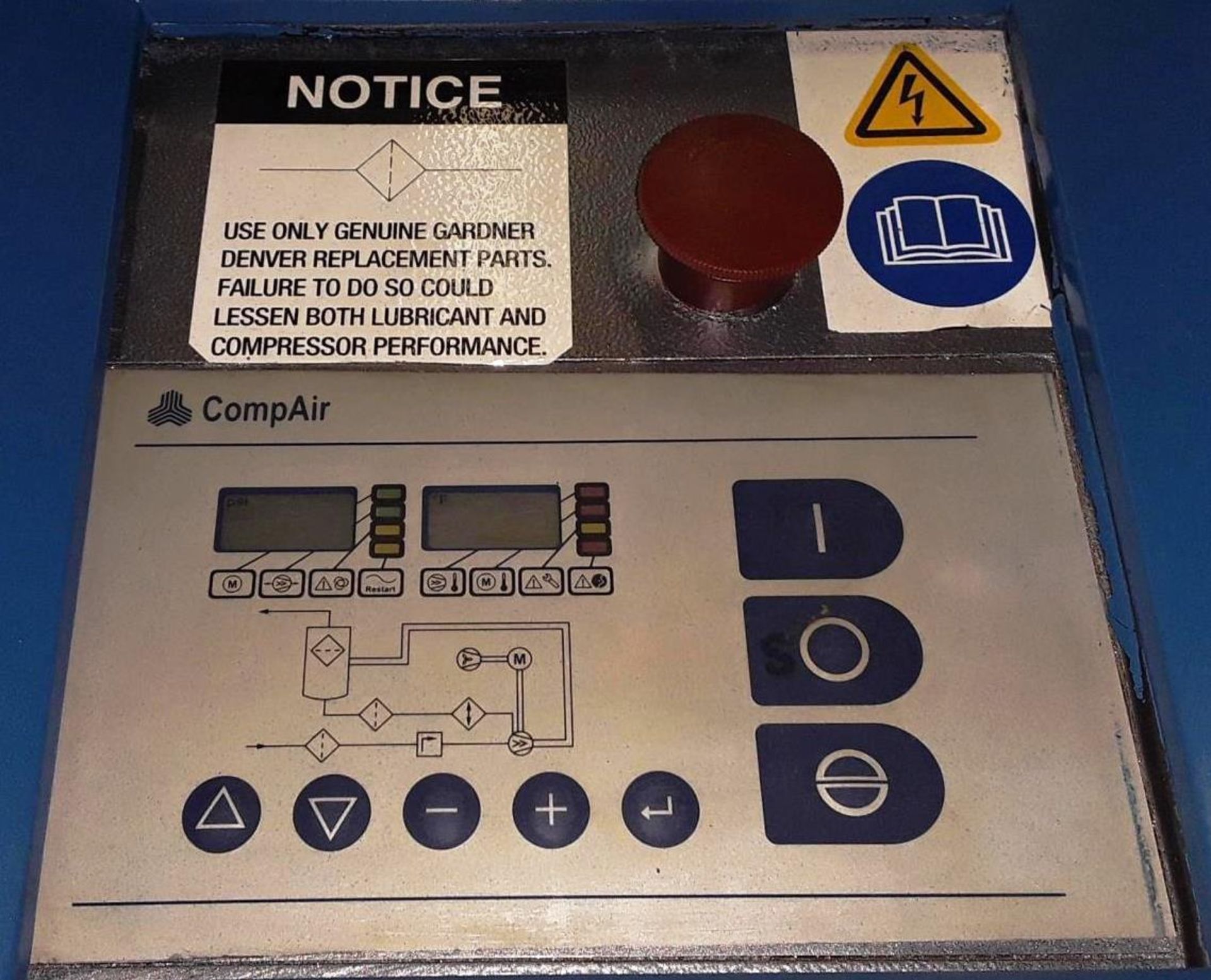 COMPAIR (2003) L18-9 ROTARY SCREW AIR COMPRESSOR WITH 110 CFM, S/N: N/A (CI) [SKU 1382] (LOCATED - Image 3 of 4