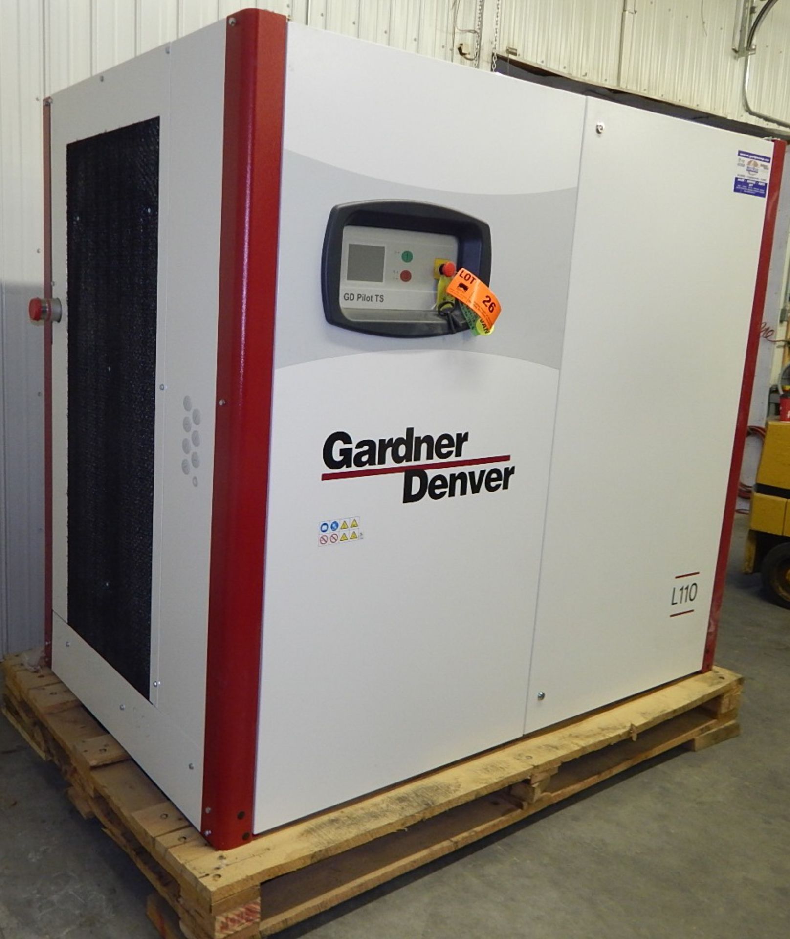 GARDNER DENVER (2017) L90-132B ROTARY SCREW AIR COMPRESSOR WITH 150 HP, 130 PSI, 2482 RPM, S/N: - Image 2 of 9