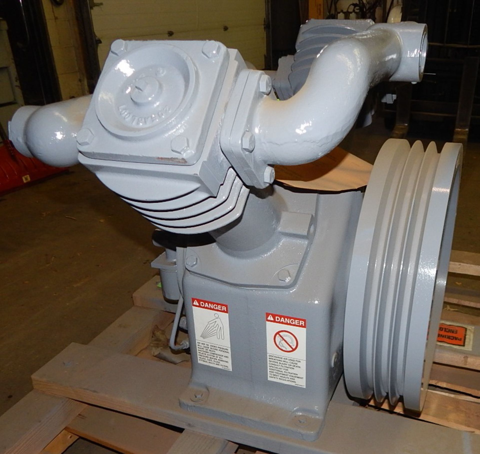 GARDNER DENVER ANPEAA NATURAL GAS COMPRESSOR WITH 250 PSI, 4.25 & 4.25X4.50 BORE AND STROKE, S/N: - Image 3 of 5