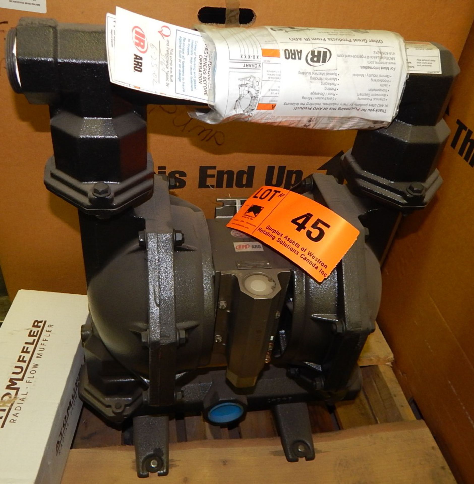 INGERSOLL-RAND 2" DIAPHRAGM PUMP (CI) [SKU 1061] (LOCATED IN DIDSBURY, AB) [RIGGING FEE FOR LOT #