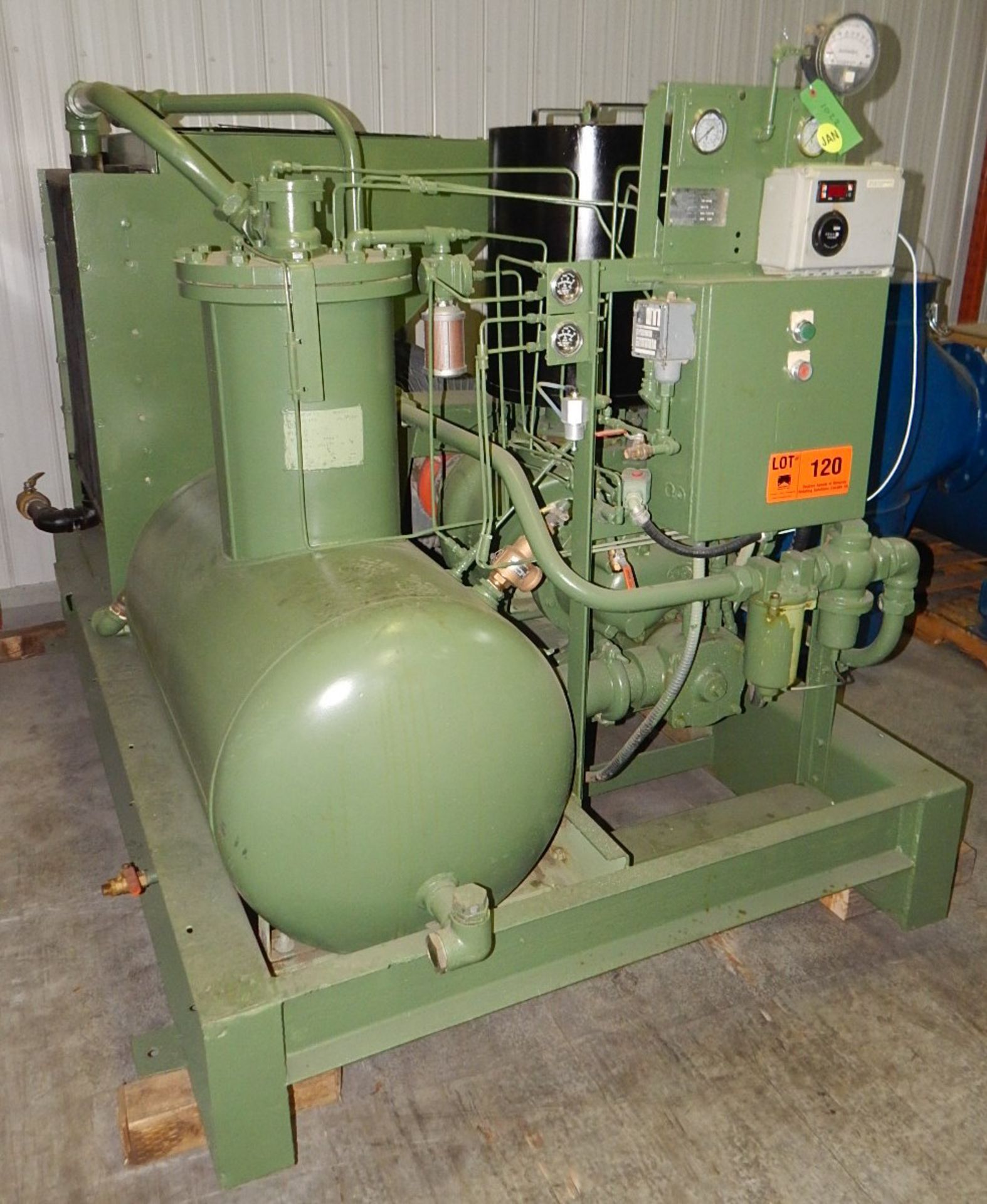 SULLAIR 20-100L ROTARY SCREW AIR COMPRESSOR WITH 100 HP, 100/110 PSI, 6443 HRS (RECORDED AT TIME - Image 3 of 6