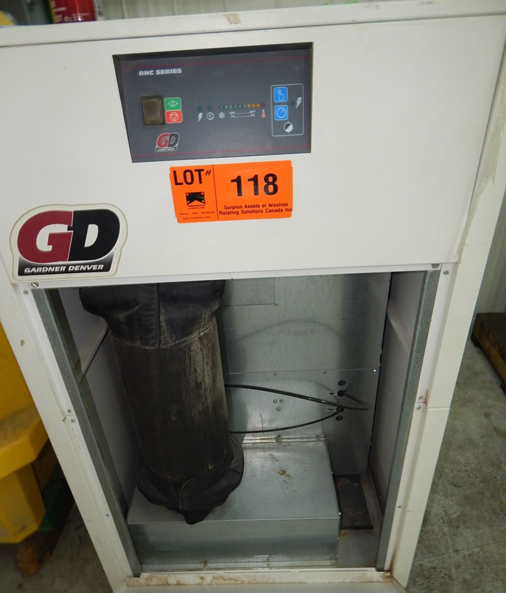 GARDNER DENVER RNC750A5B REFRIGERATED AIR DRYER, S/N: GD750C5750506022 (CI) [SKU 1266] (LOCATED IN - Image 2 of 4