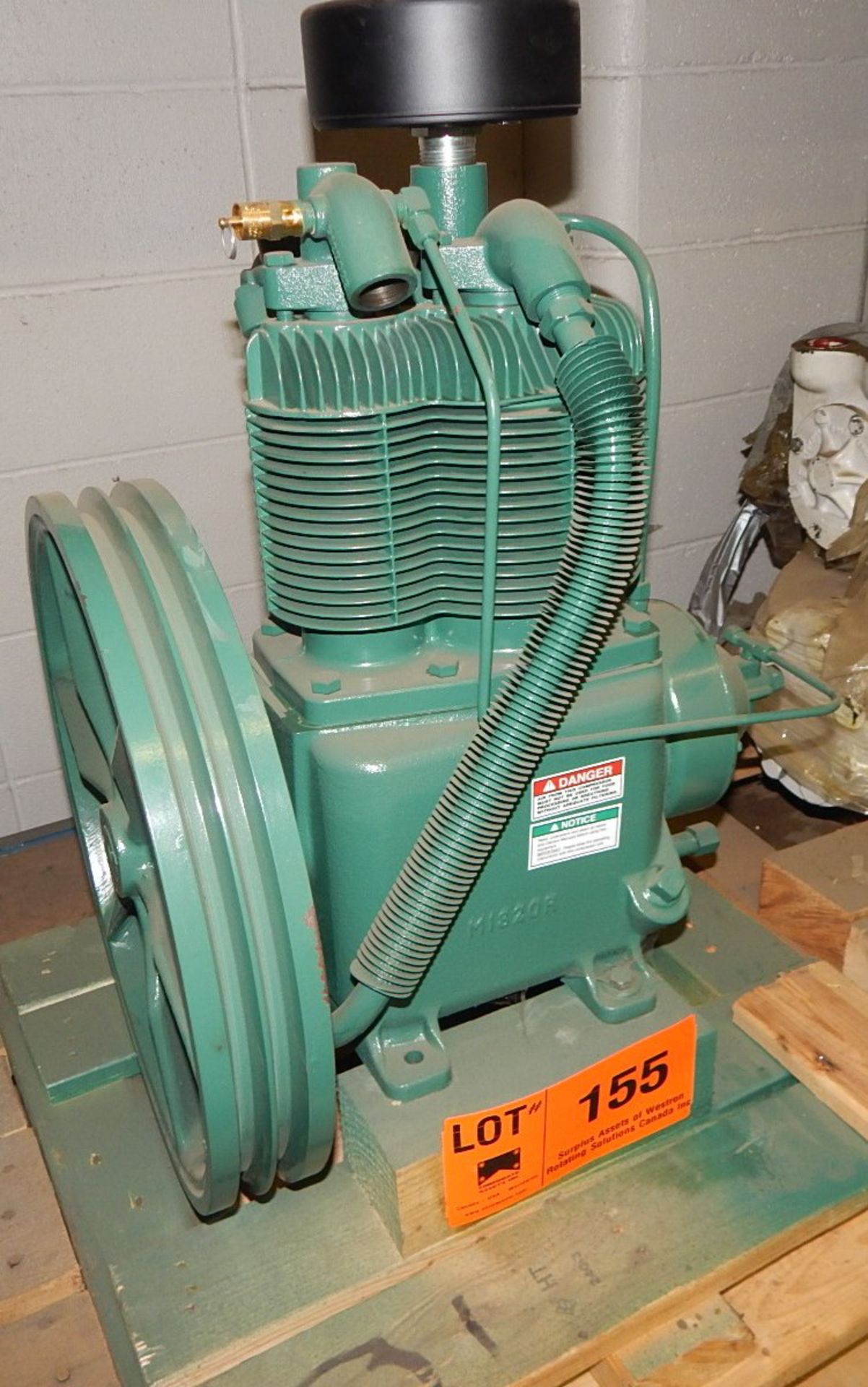 CHAMPION R15 PISTON COMPRESSOR PUMP, S/N: DRO263690 (CI) [SKU N/A] (LOCATED IN EDMONTON, AB) [