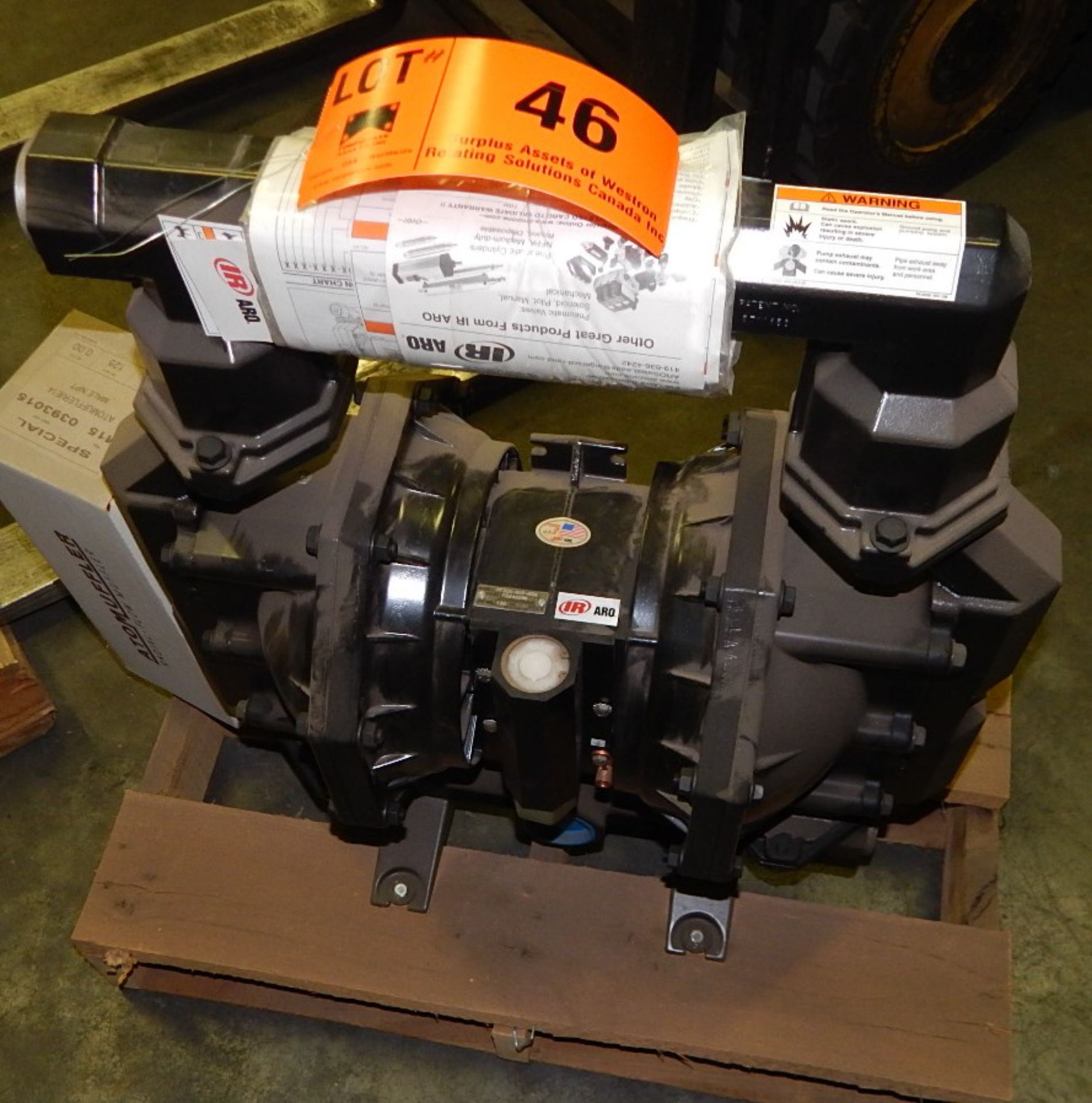 INGERSOLL-RAND 2" DIAPHRAGM PUMP (CI) [SKU 1062] (LOCATED IN DIDSBURY, AB) [RIGGING FEE FOR LOT #