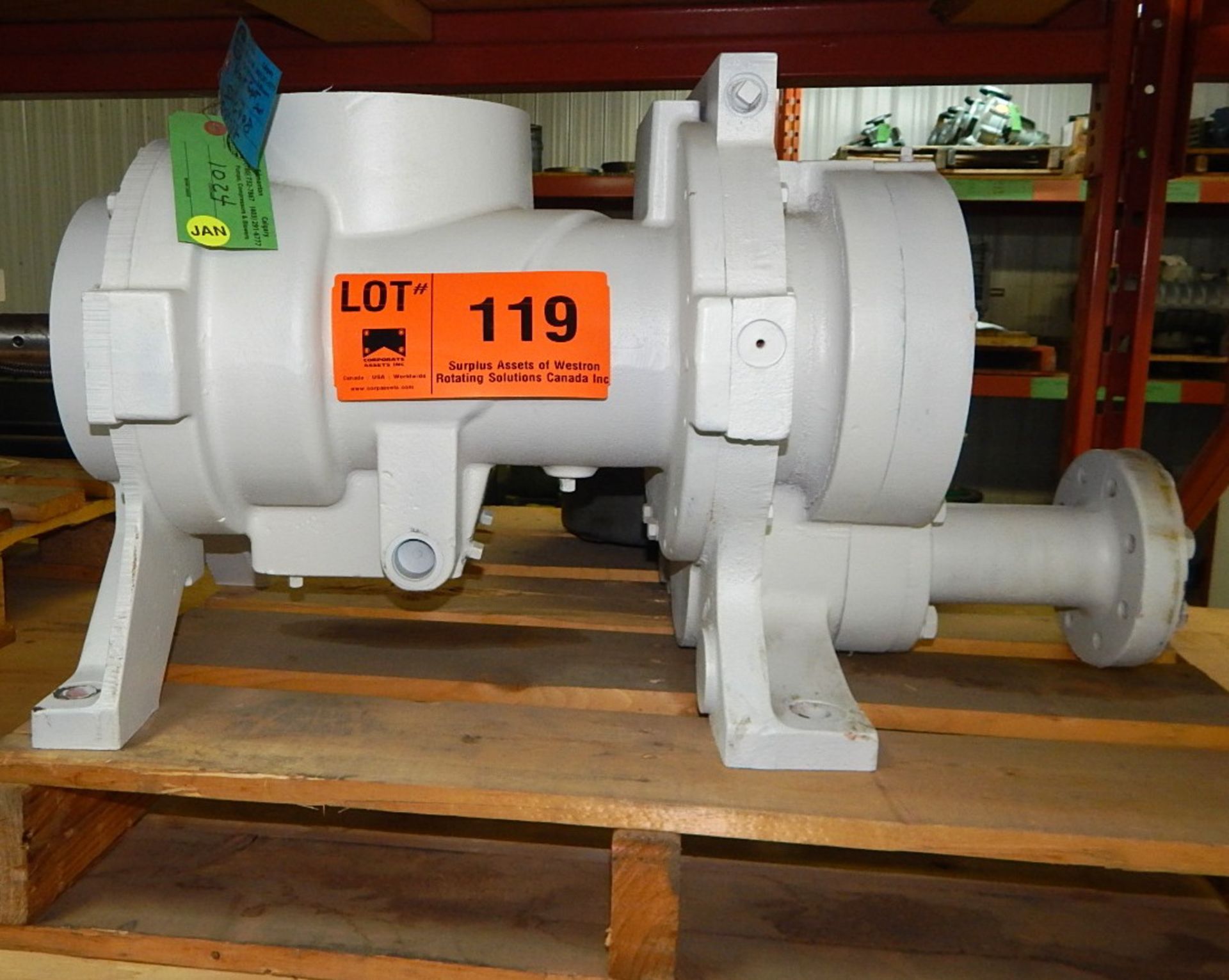 GARDNER DENVER SSFG99B GAS COMPRESSOR, S/N: S169755 (CI) [SKU 1024] (LOCATED IN DIDSBURY, AB) [