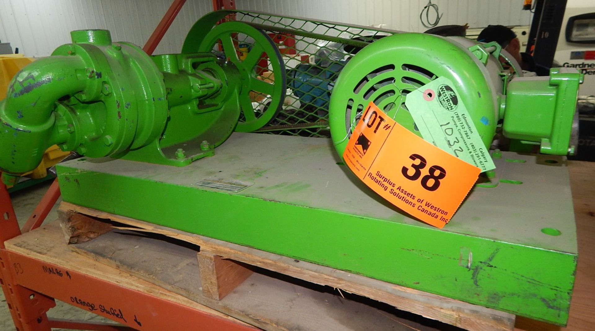 BENNETT & EMMOT B1300 BLOWER, S/N: 36E67154 (CI) [SKU 1032] (LOCATED IN DIDSBURY, AB) [RIGGING FEE