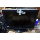 Panasonic flat screen television with remote, 32 in.
