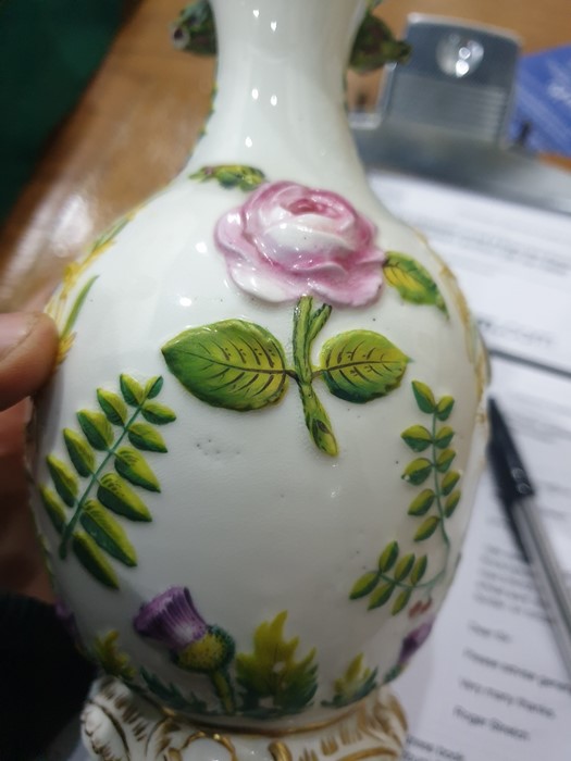 19th century porcelain ewer in the Rockingham styl - Image 6 of 8