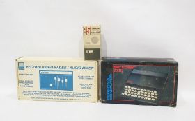 Sinclair ZX81 personal computer, a VEC 1020 video fader and a Philips 85 pocket memo (3)