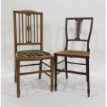 Set of eight reproduction dining chairs and two further odd chairs (10)