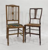 Set of eight reproduction dining chairs and two further odd chairs (10)