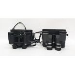 Pair of 8 x 30 field binoculars and a pair of Commodore binoculars (2)