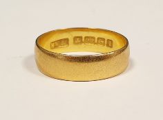 22ct gold wedding ring, 3.5g approx  Condition ReportThe ring size is N