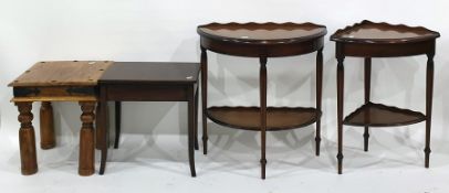 Two coffee tables and two two-tier tables (4)