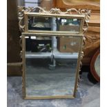 Two gilt framed mirrors (2)