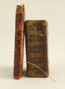 Small pocket bible (1652), cut down, pencil inscriptions at the back, not complete, contemporary