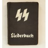 SS Songbook  "SS = Liederbuch" published Munchen, Munich, with music, words, illustrations, a pen