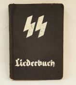 SS Songbook  "SS = Liederbuch" published Munchen, Munich, with music, words, illustrations, a pen