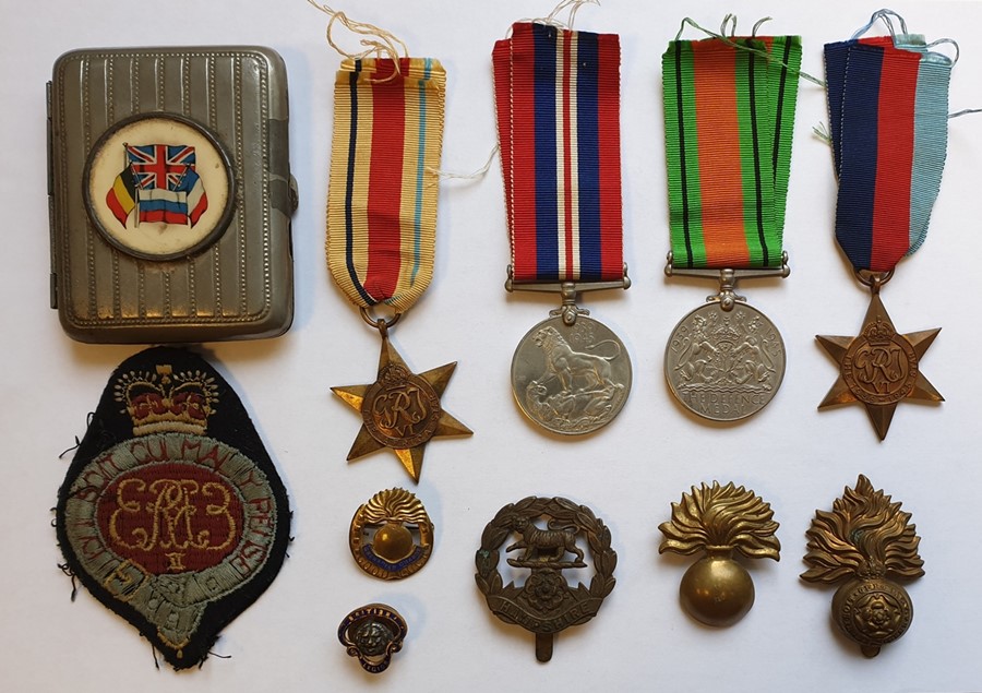 Assorted items to include 1939 - 1945 Defence Medal, 1939 -1945 Medal, The Africa Star, The 1939