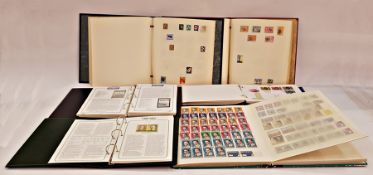 Large selection of mainly mint Commonwealth stockbook of albums, stamps on leaves, Middle East