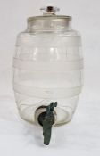 Glass barrel with tap