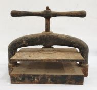 Cast iron book press