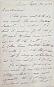 Large quantity of letters from R. Hunter to Maria Edgeworth, various dates dating from 1814