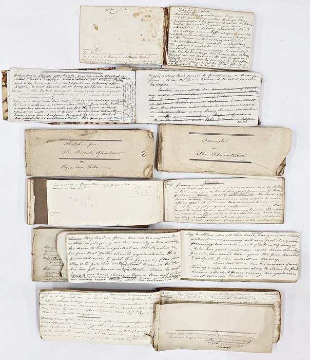 Maria Edgeworth Large quantity of sketchbooks/notebooks believed being notes for various of her - Image 2 of 9