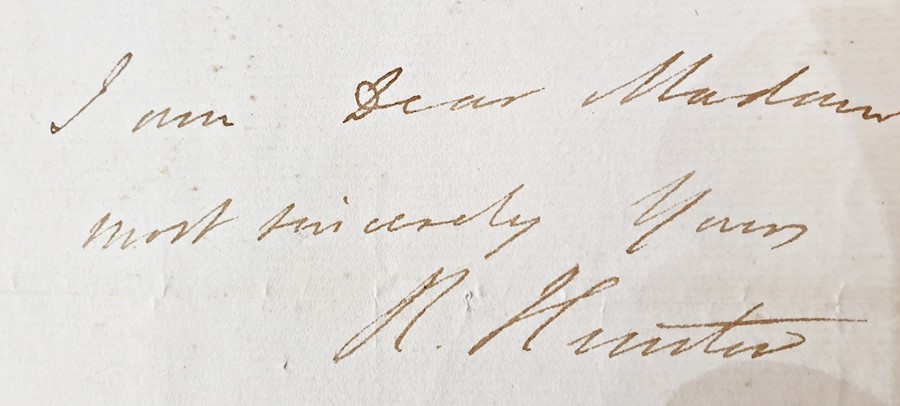 Large quantity of letters from R. Hunter to Maria Edgeworth, various dates dating from 1814 - Image 2 of 3