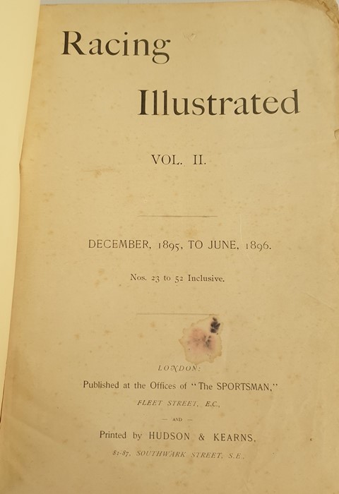 Two volumes of The Racing Illustrated Magazine dated December 1895 to December 30th 1896, rebound - Image 5 of 6