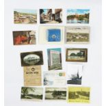 Quantity of assorted postcards including ships