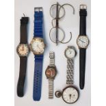 Small quantity of assorted wristwatches, etc