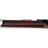 Telescope in mahogany and brass-banded case  Condition ReportThere is no visible signature on the