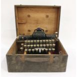 Service Blick typewriter in case