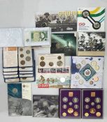 Collection of uncirculated coins, miscellaneous and bank notes, £40 face value