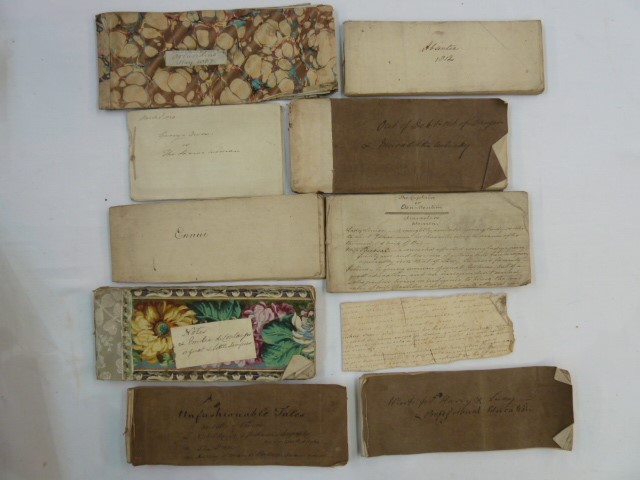 Maria Edgeworth Large quantity of sketchbooks/notebooks believed being notes for various of her - Image 9 of 9