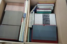 Quantity of folio society books, 1945, 1960's and 1970's, some with paper djs, some slip cases