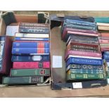 Quantity of folio society including history, biography, fiction (4 boxes)