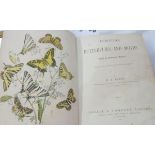 Kirby, W F "European Butterflies and Moths", Cassell & Company 1889, colour plates, maroon cloth