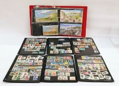 Extensive accumulation of world stamps, mainly mint GB booklets and Channel Islands, Isle of Man,