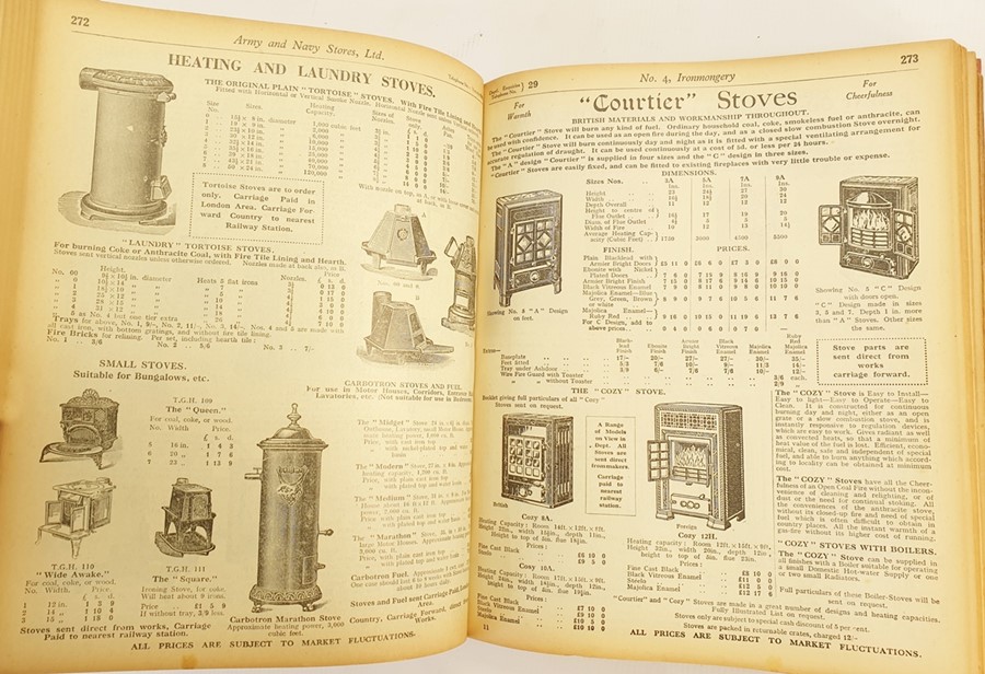 "Army and Navy Stores Limited General Price List 1935-36", fully illustrated catalogue and - Image 3 of 5