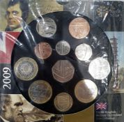 2009 brilliant uncirculated coin collection to include Kew Garden 50p coin