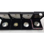 Collection of solid silver Olympic coins to include 1 x Olympiad £2 coin, 1 x 2012 countdown £5