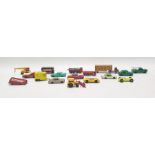 Assortment of Matchbox and other models to include Matchbow No.43 Pony Trailer with two ponies,